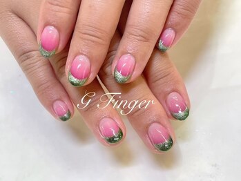 ジーフィンガー 大井町店(G Finger)/スイカマグネットネイル♪