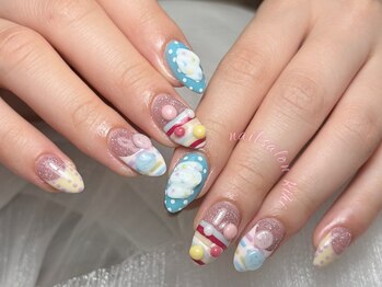 キヒ 秋葉原店(Kihi)/大人可愛いネイル/やり放題