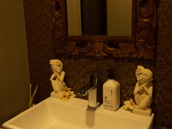 アジアンリラクゼーション ヴィラ 若葉店(asian relaxation villa)/洗面コーナー