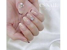 エスネイル 新宿西口店(es NAIL)/ボルドーフレンチ