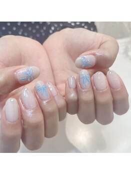 エクラ(eclat)/ワンカラー×リボン