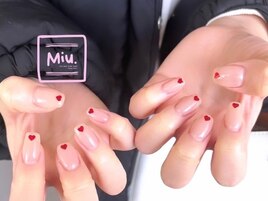 #ハートホロネイル