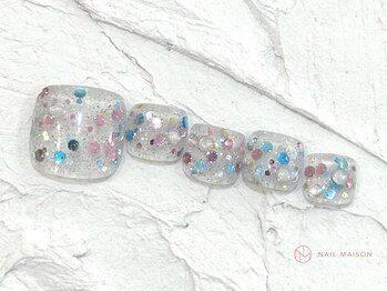 ネイルメゾン 池袋店(NAIL MAISON)/カラフルホロ¥9000