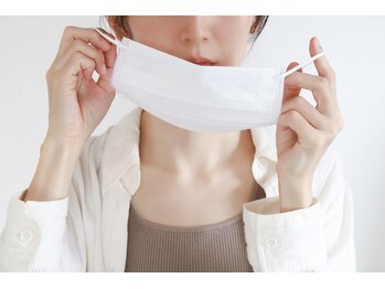 アイラッシュサロン フラウ センター北店(Eyelash salon frau)/マスクの着用をお願いしています