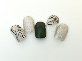 Bコース5200円ショートネイル