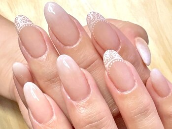 ケーズネイル製作所/手書きレースネイル