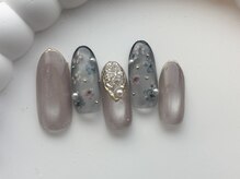 リアン(LIAn.)/押し花ネイル/8000円