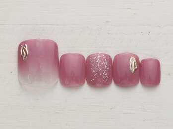 ネイルミックス 仙台駅前店(Nail Mix)/グラデ×ミラーアート 4990円