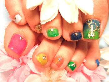 ハーブエステ ルレーブ/フットネイル 定額【¥7100】