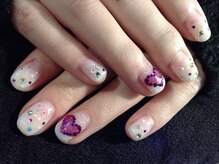 オーロラ(AurorA)/ホワイトグラデ×ハート