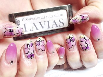 ラヴィアスプラス(LAVIAS+)/【ジェル】お好きなアート6本