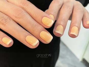 グレースネイルファクトリー(grace'nail factory)/カラーベースフレンチ
