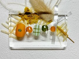秋の味覚　パンプキンネイル！