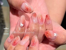 桃ニュアンスちびくま