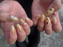 サクノネイル(SAKUNONAIL)/イエローニュアンスネイル