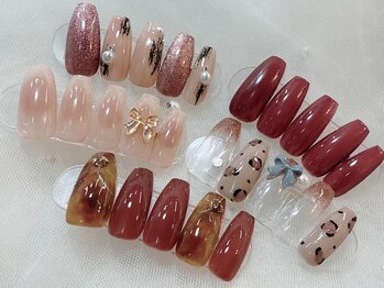 ドール ビューティー(DOLL BEAUTY)の写真/指先を美しくみせる爪のフォルムにこだわり◎季節に合わせた毎月変わるデザインがおすすめ☆