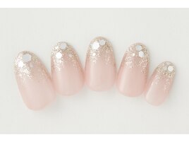 シンプルカラーラメグラデ