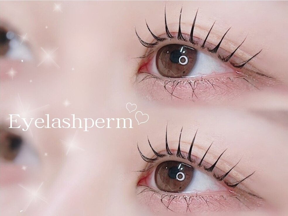 冬メイク映え♪全50種から選べるまつ毛パーマ5500円　60分