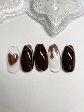 はあとねいる 富山高岡店/バレンタインネイル1