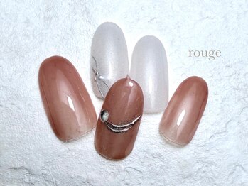 ルージュ(rouge)/ミラーネイル