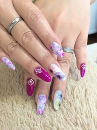 お花ネイル