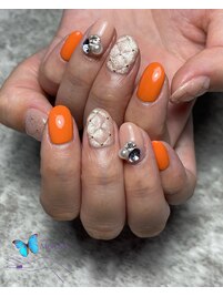 キルティング×ハロウィンカラー