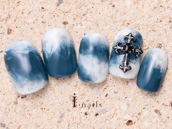 アイネイルズ 町田店(I nails)/マーブルクロムパーツ8480円