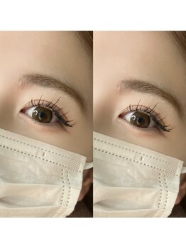 リリーココ(Lillycoco)の写真/【圧倒的持続力】バインドロック120本¥7500!まつげの負担も最小限!愛されまつ毛が叶う★1席のみ貸切サロン