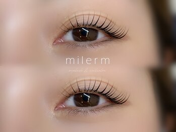 ミレーム(milerm)の写真/先着★平日限定クーポンでまつ毛パーマをお得に♪トリートメント付きでまつ毛を守りながら持続力もUP！！