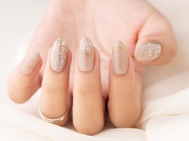 シンプルツイードネイル