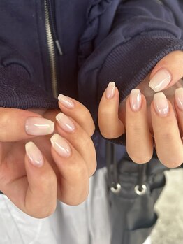 乳白色ちゅるんワンカラー