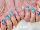 海デザインネイル¥10000