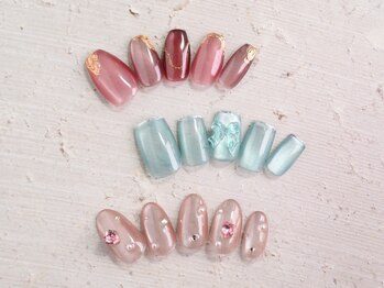 ネイルサロンウルラ(Ulula)の写真/【つけ放題コース★¥7700~】画像持ち込みOK!!歴10年以上のネイリストがイメージ通りの仕上がりに♪