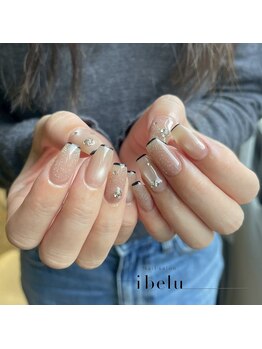 イベル 梅田店(ibelu)/スキニーフレンチネイル