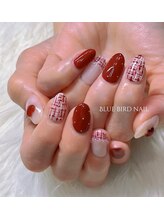 ブルーバードネイル(Blue bird nail)/バレンタインネイル