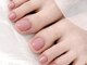 ノア(noa.)の写真/シンプルな大人上品系のネイルが得意☆ケアとセットで美しい足元に。ケア単品メニューもあり◎