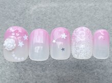 ネイルメゾン 天神店(NAIL MAISON)/ピンクグラデレース￥8500
