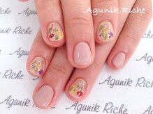 アグニークリッシェ(Agunik Riche)/【押し花ネイル】