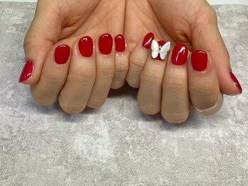 キャンアイドレッシー 三鷹ネイルサロン/ワンカラー/パーツ追加