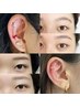 【何度でもOK】耳ツボ＋眉WAX+まつげパーマorパリジェンヌ　¥17600→