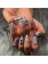 アイズニューヨークネイル(I's New York nail)/シンプルチェックネイル
