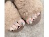 【先着30名様限定】フットネイルオフなし、持ち込みデザイン¥8400