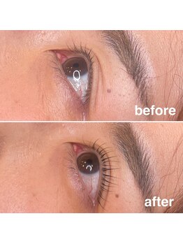サラ デ ミレ(Sala de milae)/まつげパーマbefore＆after