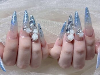 メイク 池袋(Meik)/ラメグラ/長さだし