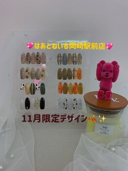 はあとねいる 岡崎駅前店/11月限定