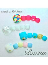 アイラッシュアンドネイルサロン ブエナ 高円寺店(Eyelash&Nail Salon Buena)/フットネイル★定額デザイン