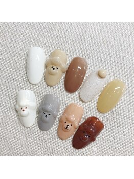 メロウ/可愛すぎる！プードルネイル