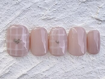 カラ ネイル 中津店(calla nail)/柔らかピンク