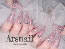 アルスネイル(Ars nail)/ピンクフラッシュネイル