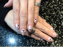 オーロラ(AurorA)/ラメW変形フレンチ